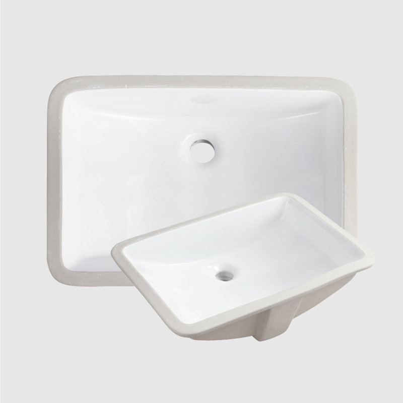 NOBLE 1812W Rectangular Undermount Bathroom Sink