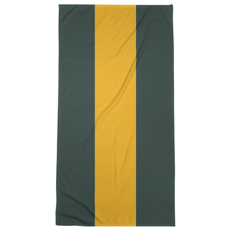 Bath Towel, Green/Yellow