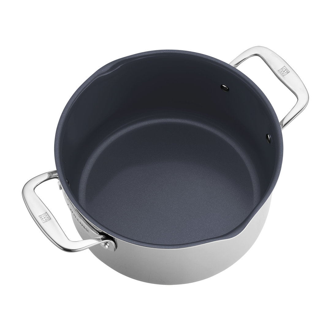 ZWILLING Clad CFX 6-qt Stainless Steel Ceramic Nonstick Dutch Oven ZWILLING J.A. Henckels