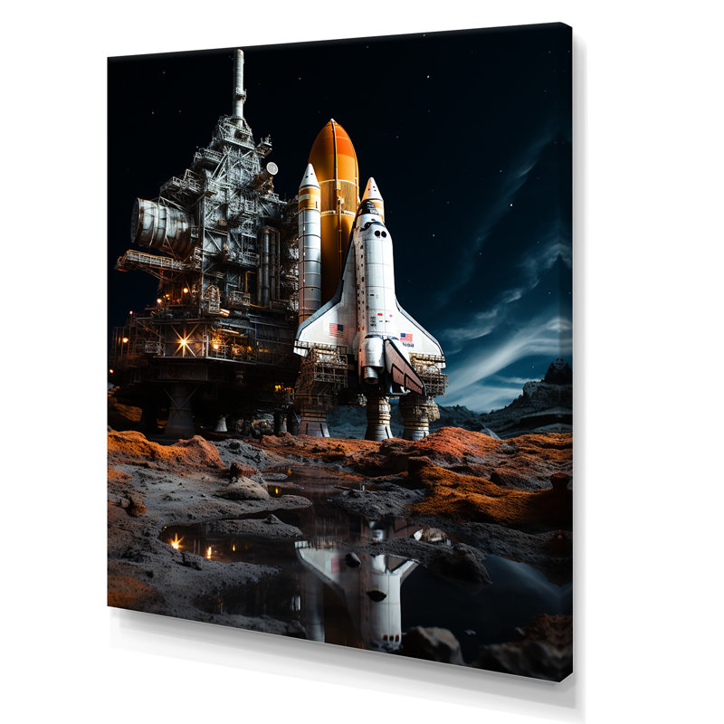 Impression sur toile Caernarton, H 40 po x l 30 po x P 1,5 po, Toile tendue