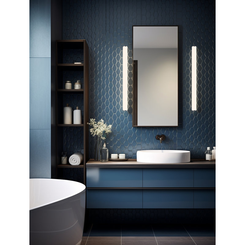 Darshawn LED Wall Bracket, 52.5cm H x 5cm W x 3.6cm D