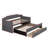 Karel Twin Size Upholstered Daybed with Trundle-1376972314