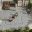 Paquet de tuiles de patio pour terrasse en bois-plastique 22 WPC-116658405