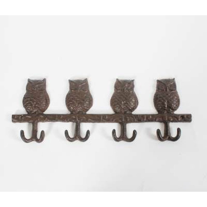 Cesare Metal Wall 8 - Hook Wall Mounted Coat Rack