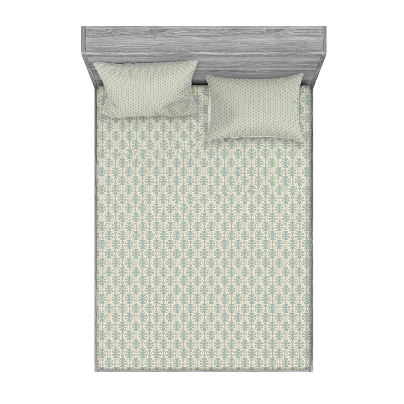 Ensemble de draps antiques, Ensemble de draps pour lit double avec un drap-hou