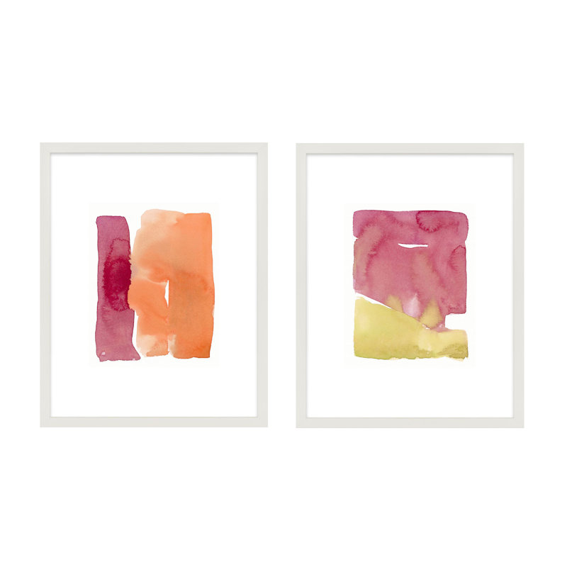Citrus Splash by Jacques Pilon, 20" H x 16" W, White Framed