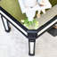 Coffee Table, Vintage Carved Wooden, Rectangle Glass Tea Table With Mirrored Finish, Centre Table