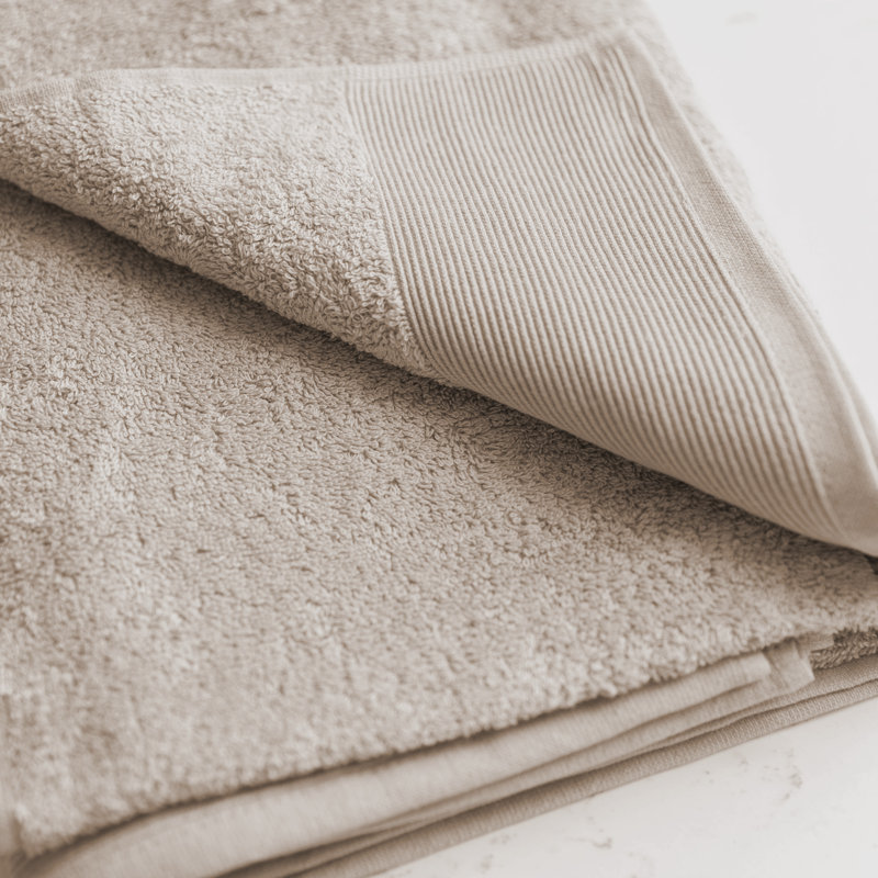 Harbin Cotton Plush Bath Sheet, Taupe