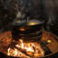 Living And Home Cast Iron Stock Pot-123282935