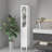 66.92" Tall Bathroom Storage Cabinet With Adjustable Shelves