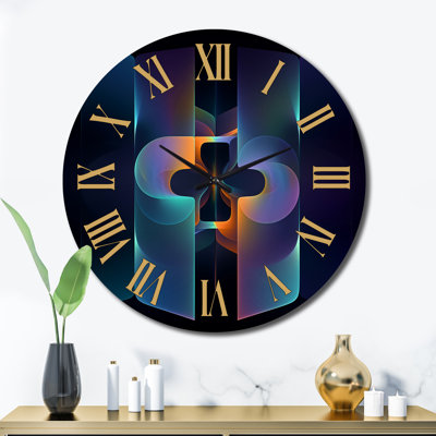Horloge murale en métal
