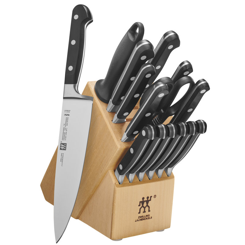 Zwilling Professional S 16-Piece Knife Block Set, Natural