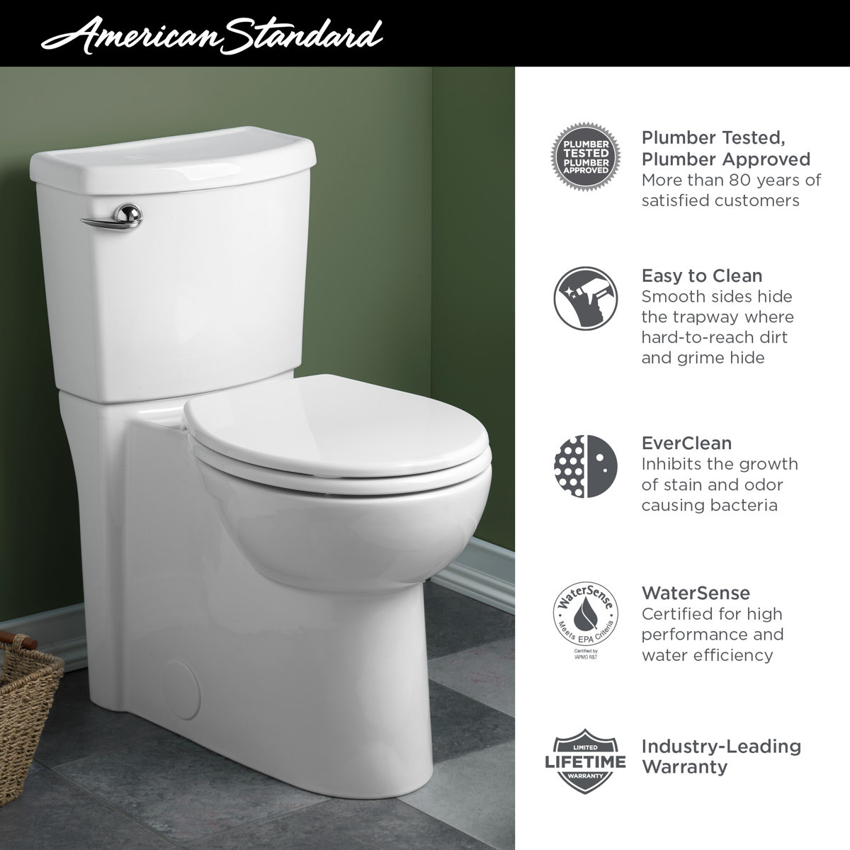 American Standard Skirted Toilet