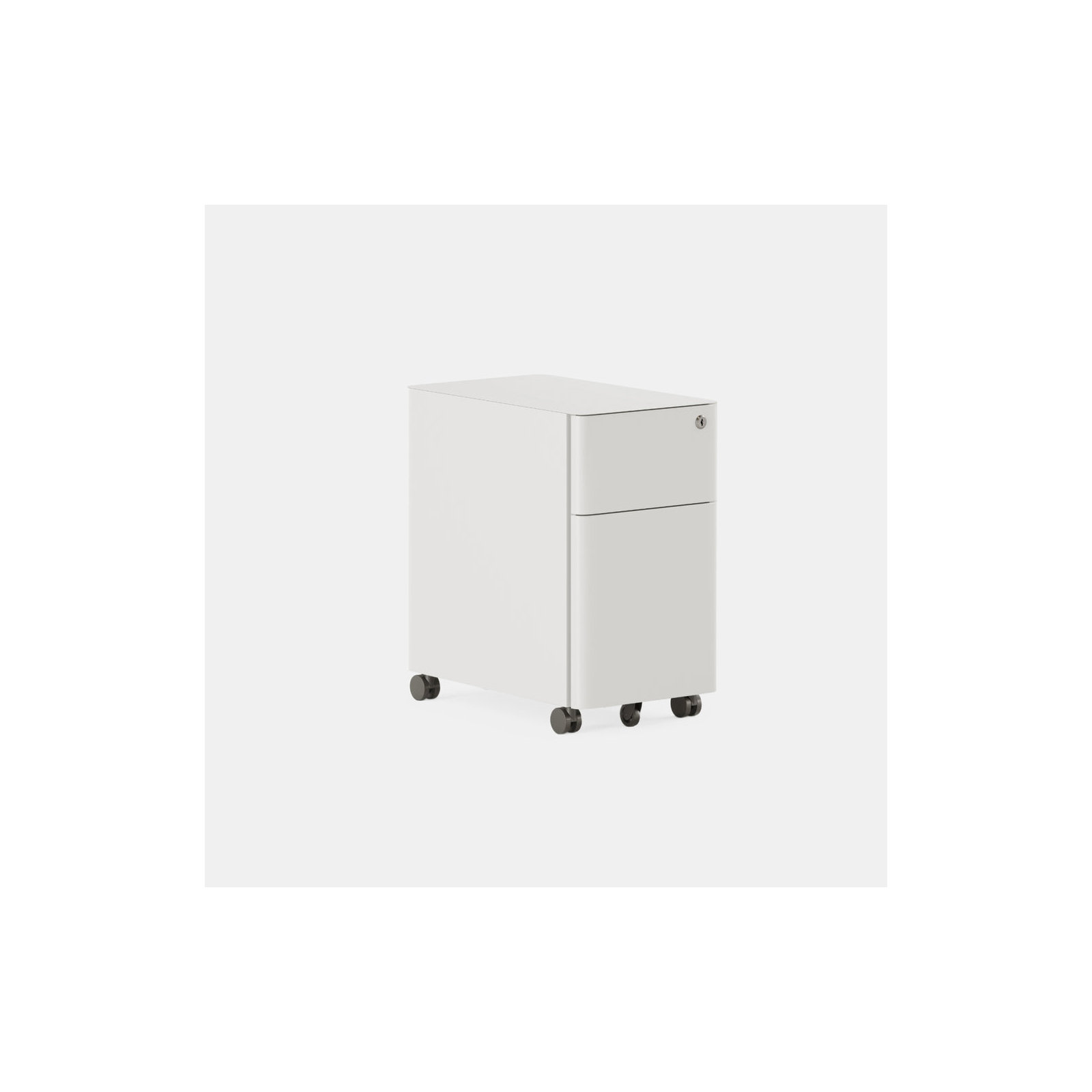 Small Filing Cabinet, White