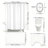 Ocean Sea Turtle Starfish Shower Curtain Sets 4-Piece Non-Slip Bathroom Accessory