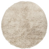Leavitt Authentic Hand-Woven Neutral Wool Area Rug