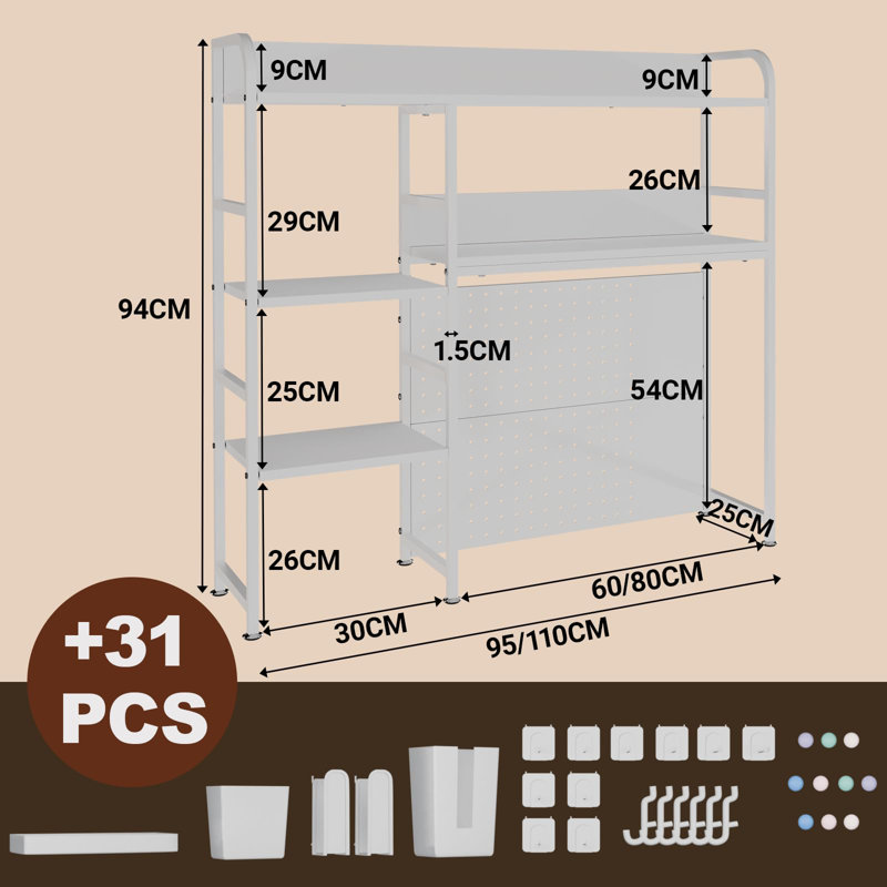 Manufactured Wood Desk Organiser