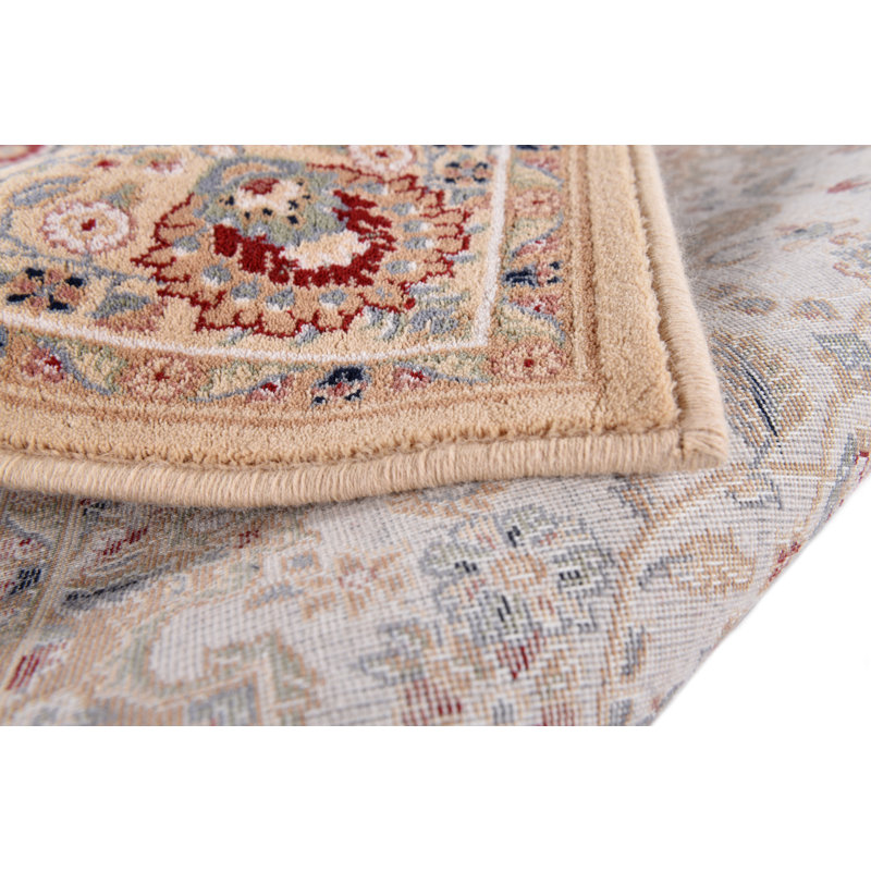 Beige Area Rug, Rectangular 66 x 120cm