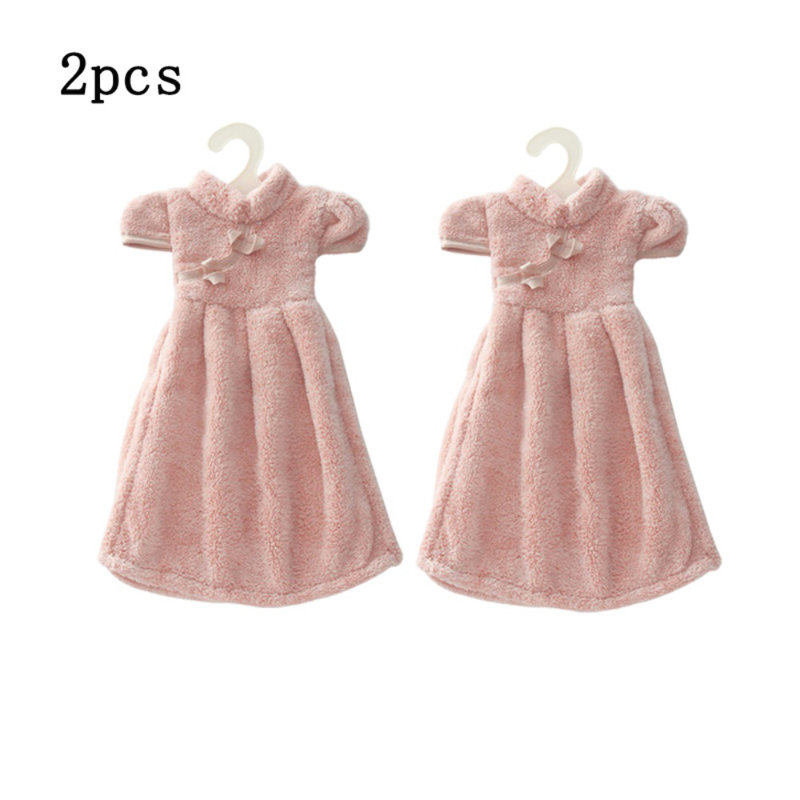 Ensemble de 2 essuie-mains 2 pièces (ensemble de 2), Rose