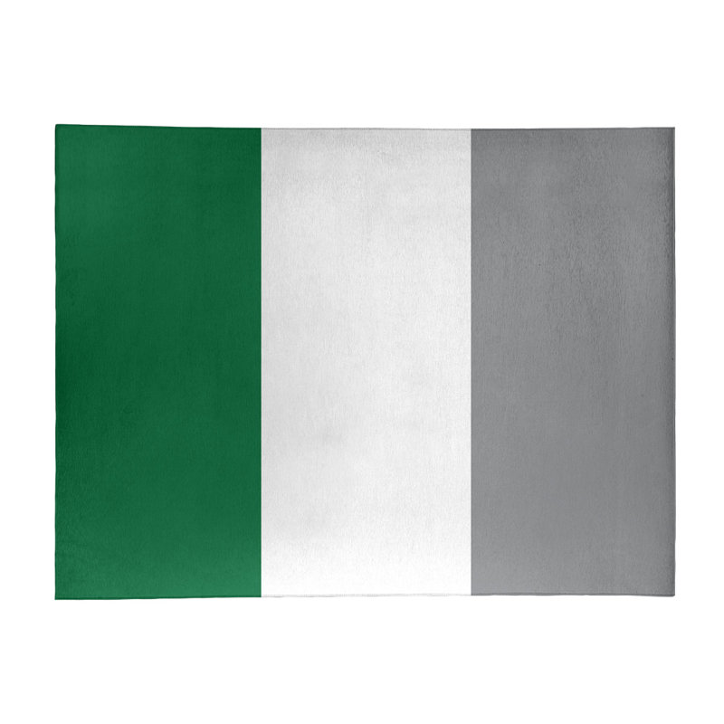Tapis en poly à rayures de football philadelphia retour, Rectangle 4 pi x 6 pi