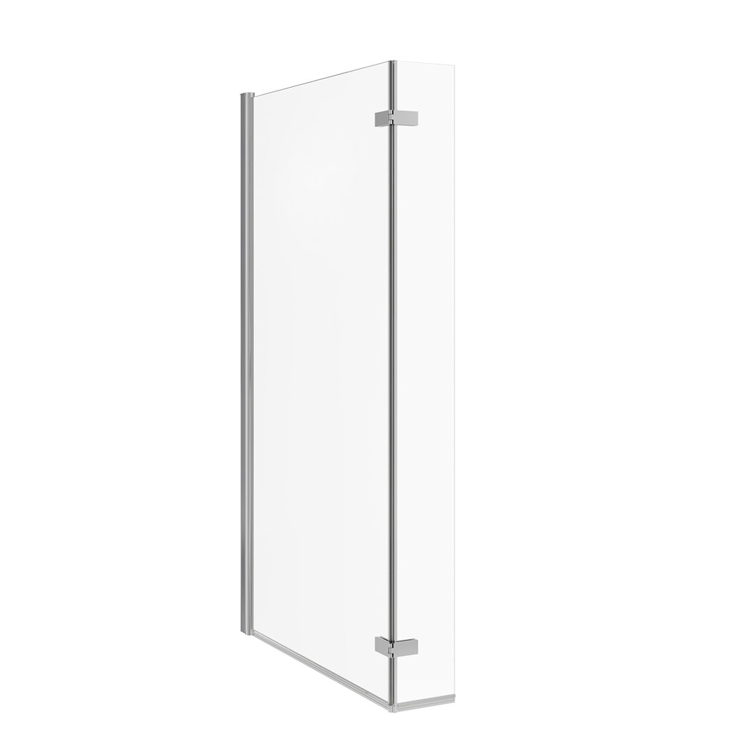 Wheaton 1400mm H Pivot Semi-Frameless Bath Screen with Clear Glass