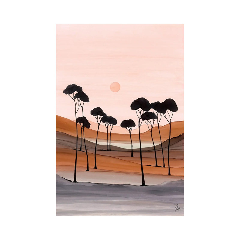 Overlooking The Tarn by Jan Matthews - Wrapped Canvas Painting, 20.32 cm H x 30.48 cm W