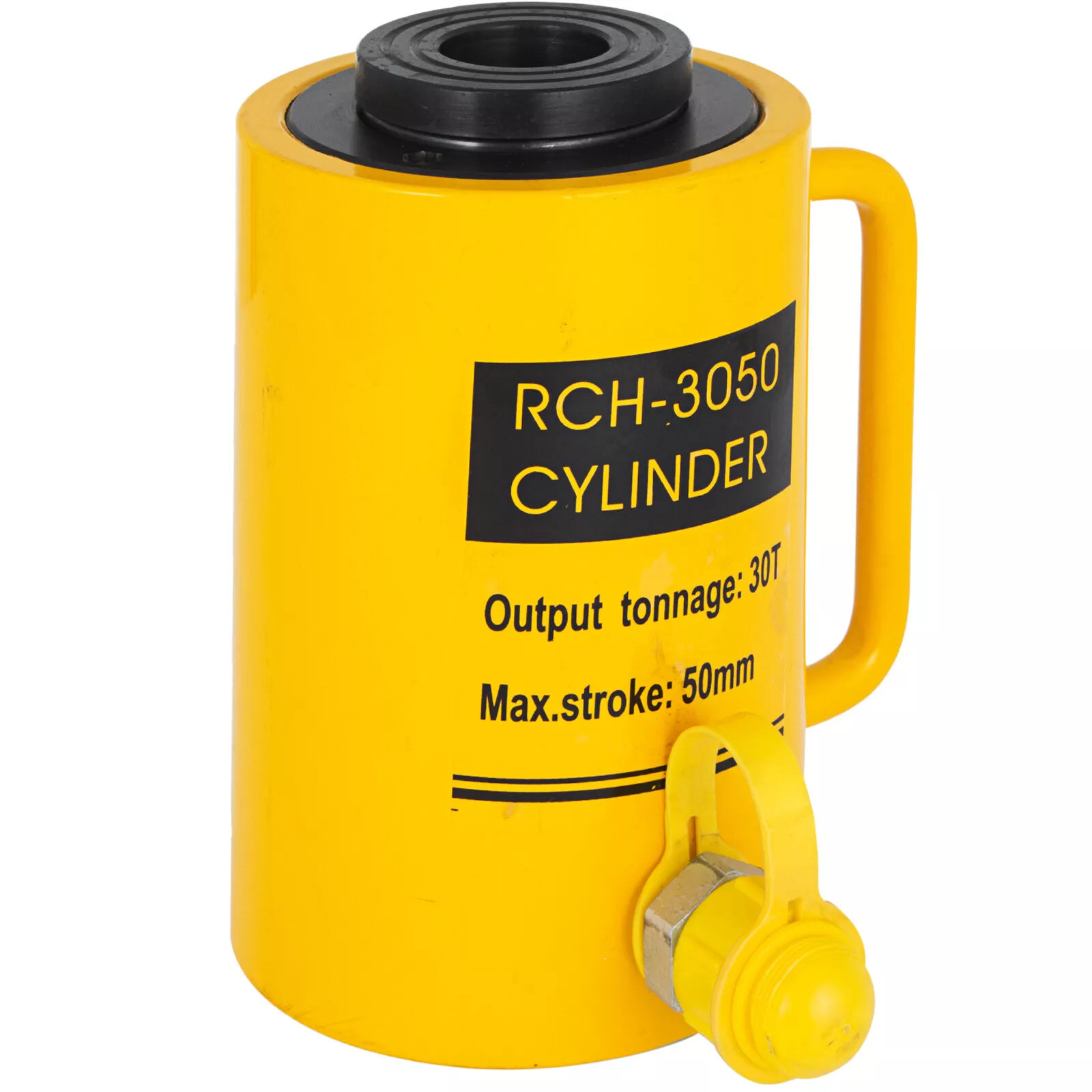 VEVOR 30T Hydraulic Cylinder Jack Hollow Single Acting Hydraulic Ram ...