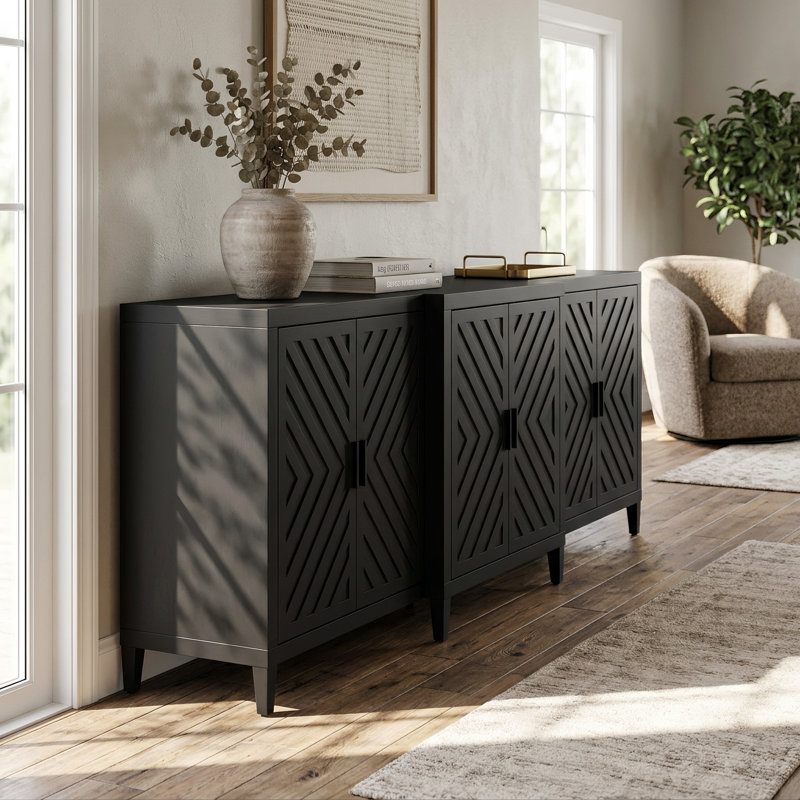 94.5" Wide Accent 6-Door Shoe Cabinet