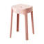 Paquet de 6 tabourets empilables en plastique de 18 pouces