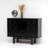 Black Solid Wood Sideboard
