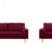 65-Inch Minimalist Velvet Sofa With Metal Legs, Complete With Cushions, Suitable For Living Room Or Bedroom-2106683071