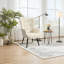 Fauteuil rembourré en fausse fourrure-1642524153