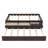 Solid Wood Platform Bed with Trundle and 2 Drawers, Built-In Power Strip, No Box Spring Needed, Modern Storage Bed-898094083-898094086