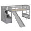Lit mezzanine avec escalier et glissade-239125211