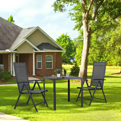Osher Patio Dining Set with Square Table