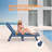Seehill HDPE Outdoor Chaise Lounge Set Of 2, 6-Position Adjustable Outdoor Lounger With Wheels & Cup Holder, Poly Lounge Chairs, HDPE Patio Lounge Chairs For Deck, Backyard, Poolside-2005859002