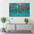 Impression World Map Canvas Print-92517512