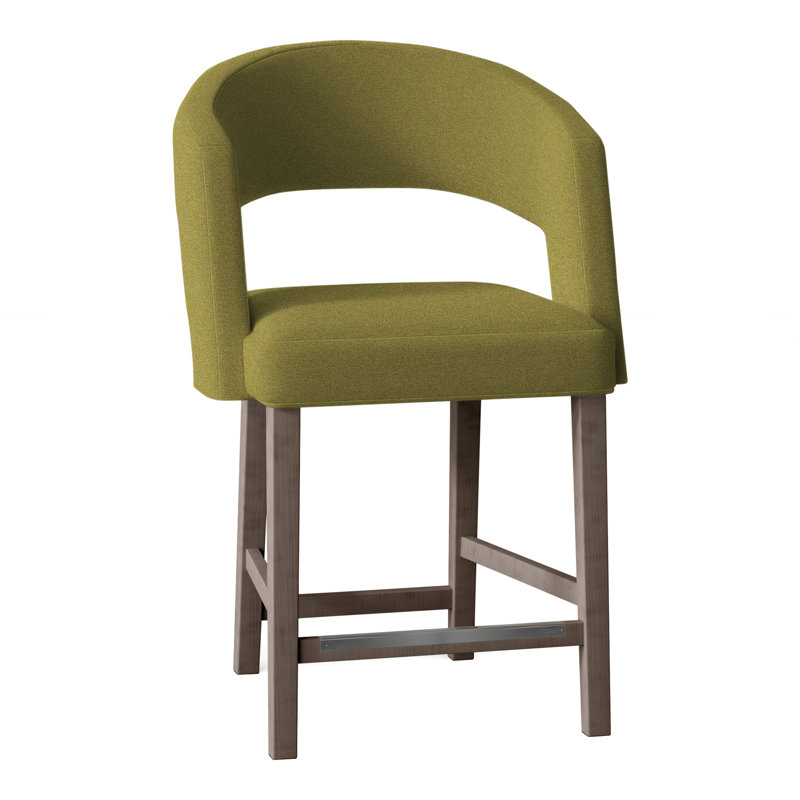 Tabouret de comptoir 26 po Bryant, Sauge 8789, Amande chamois
