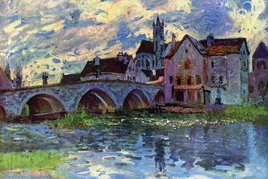 Buyenlarge Moret-Sur-Loing by Alfred Sisley Print | Wayfair