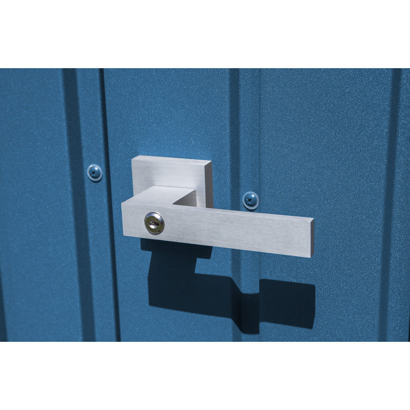 Remise de rangement Elite Steel, 6 x 4, bleu gris