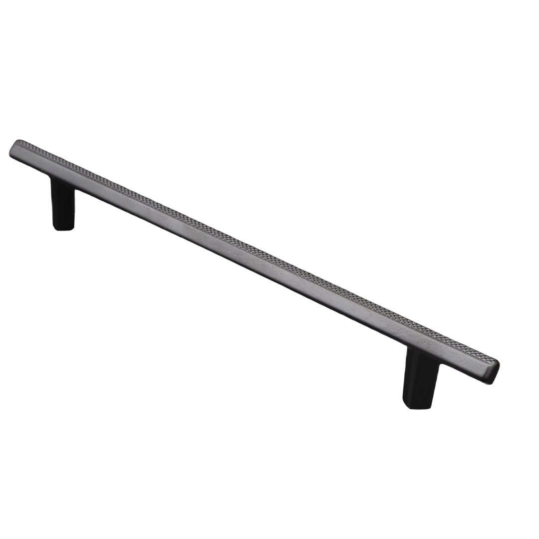 Single Knurl 6 5/16" Center to Center Bar Pull Salo Art Design