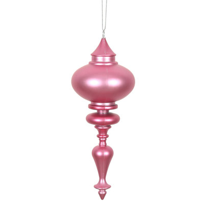 8.7" x 3.5" Matter Finial Ornament
