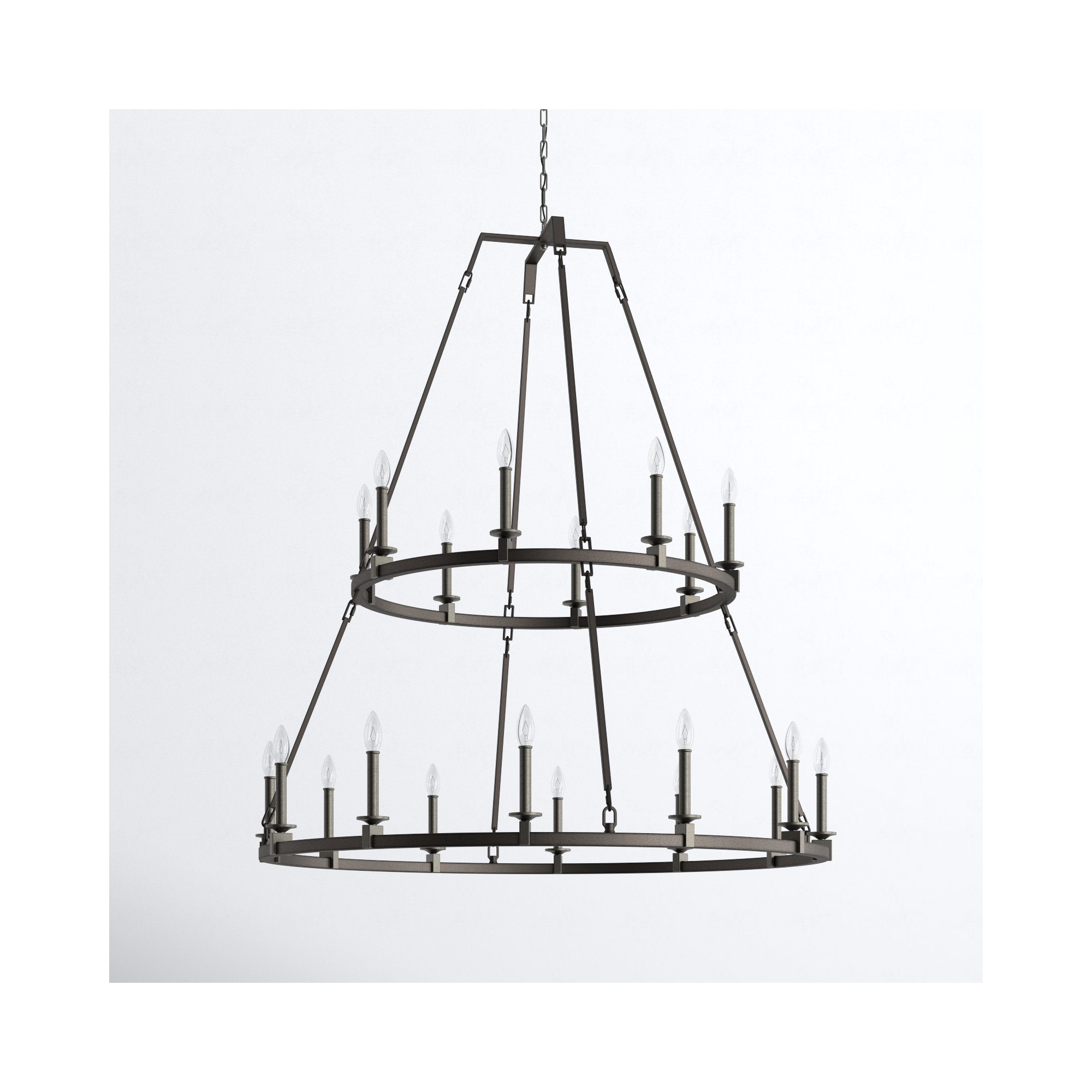 Aileen 20 - Light Metal Dimmable Chandelier