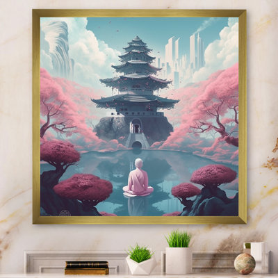 «Buddhist Monk Mindfulness Meditation I», reproduction sur toile