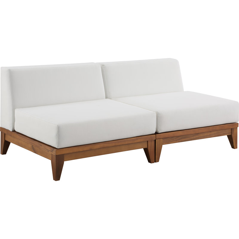 Rio 69" Wide Outdoor Patio Sofa with Cushions