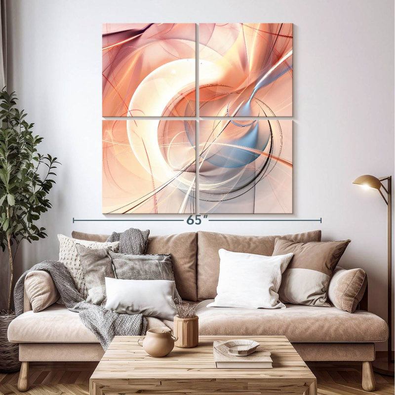 New Abstract, 50" H x 50" W