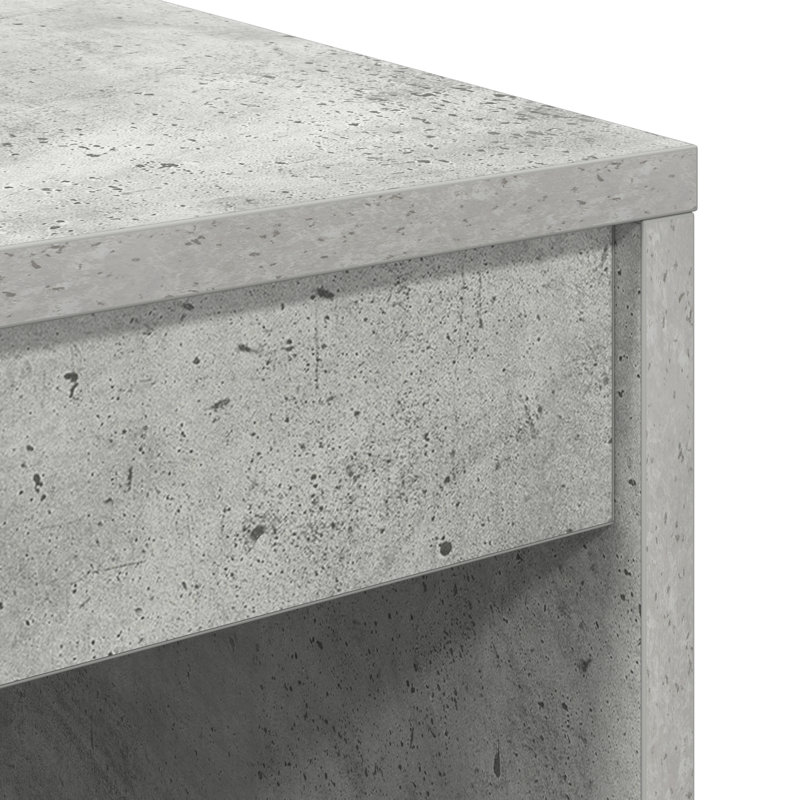 Writing Desk Particle Board 76 Cm, Concrete Grey, 76cm H x 70cm W x 50cm D