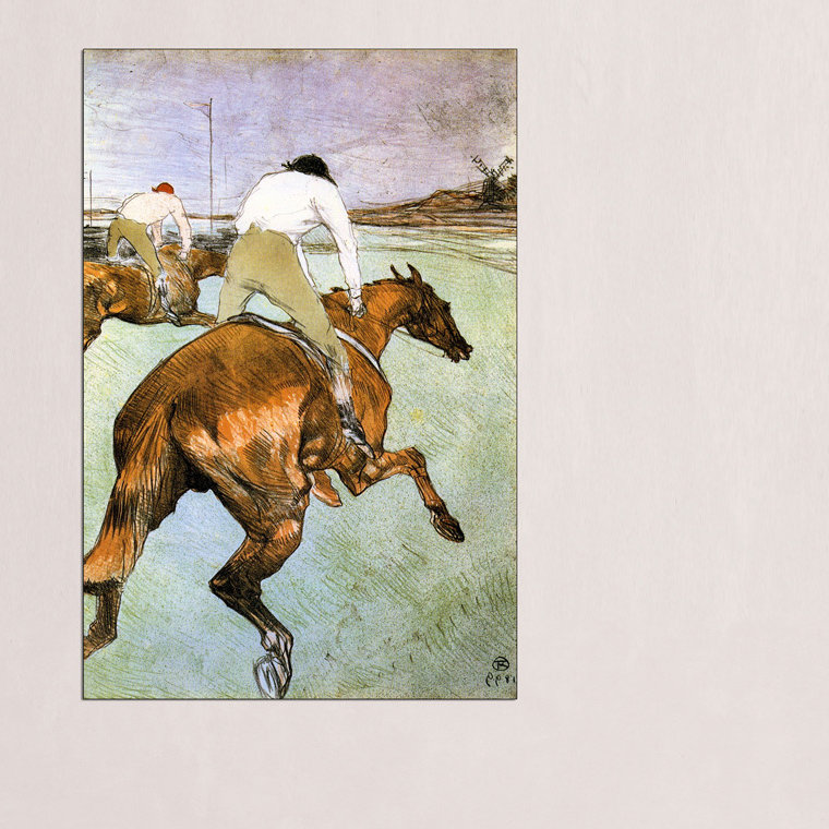 Henri De Toulouse-Lautrec - Wrapped Canvas Painting, 135cm H x 90cm W x 1.8cm D
