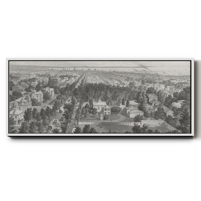 City of Buffalo - Toile avec cadre, H 20 po x l 50 po