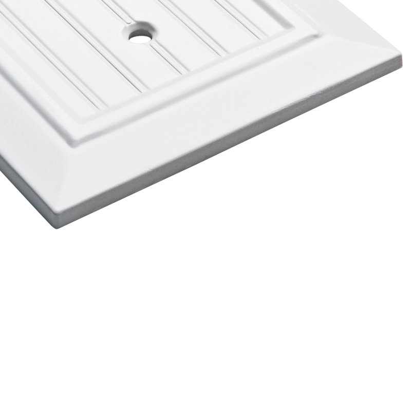 Classic Beadboard 1-Gang Duplex Outlet Wall Plate